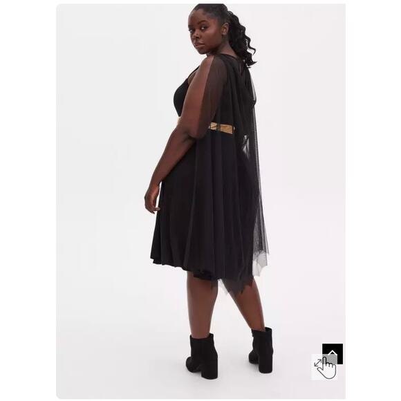 Her Universe DC Comics Wonder Woman Reversible Skater Dress size 1 - Picture 2 of 8